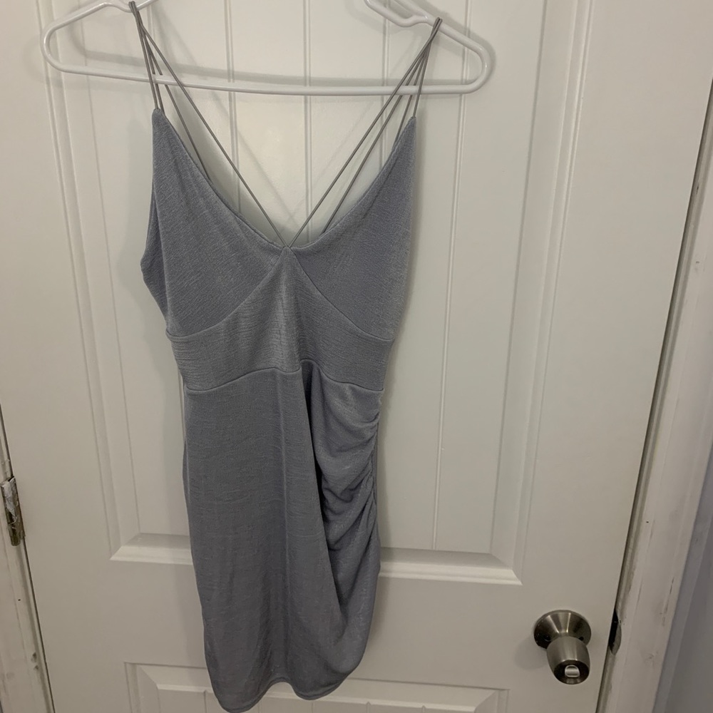 Grey/ Silver Cocktail Dress